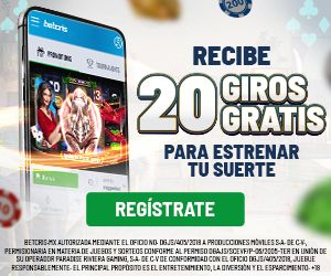 20 Giros Gratis en Tragamonedas