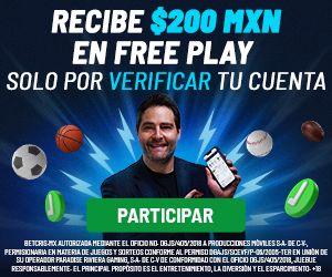 Gana $200 pesos gratis por activar tu cuenta en Betcris