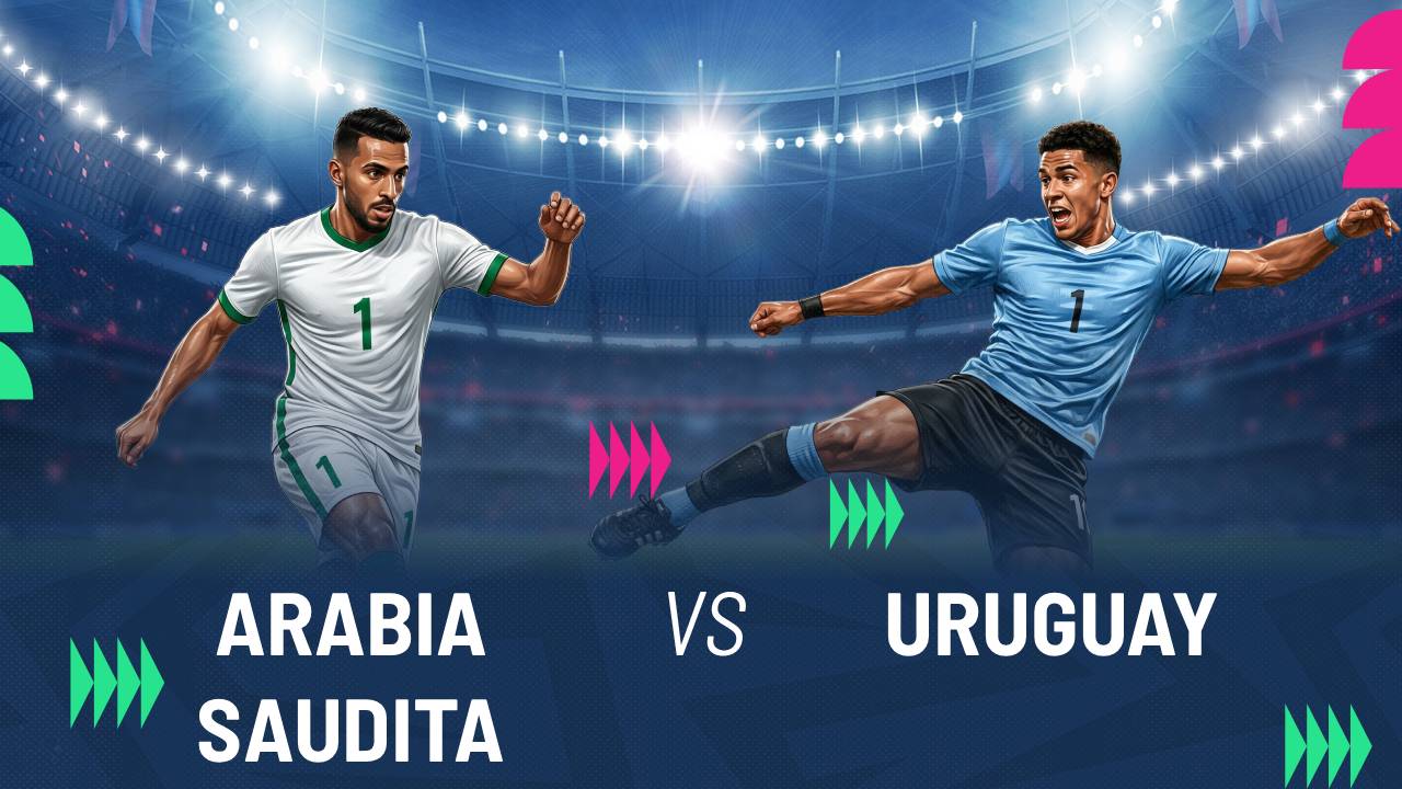 Arabia Saudita vs Uruguay