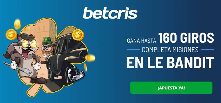 Betcris México promo tragamonedas Le Bandit