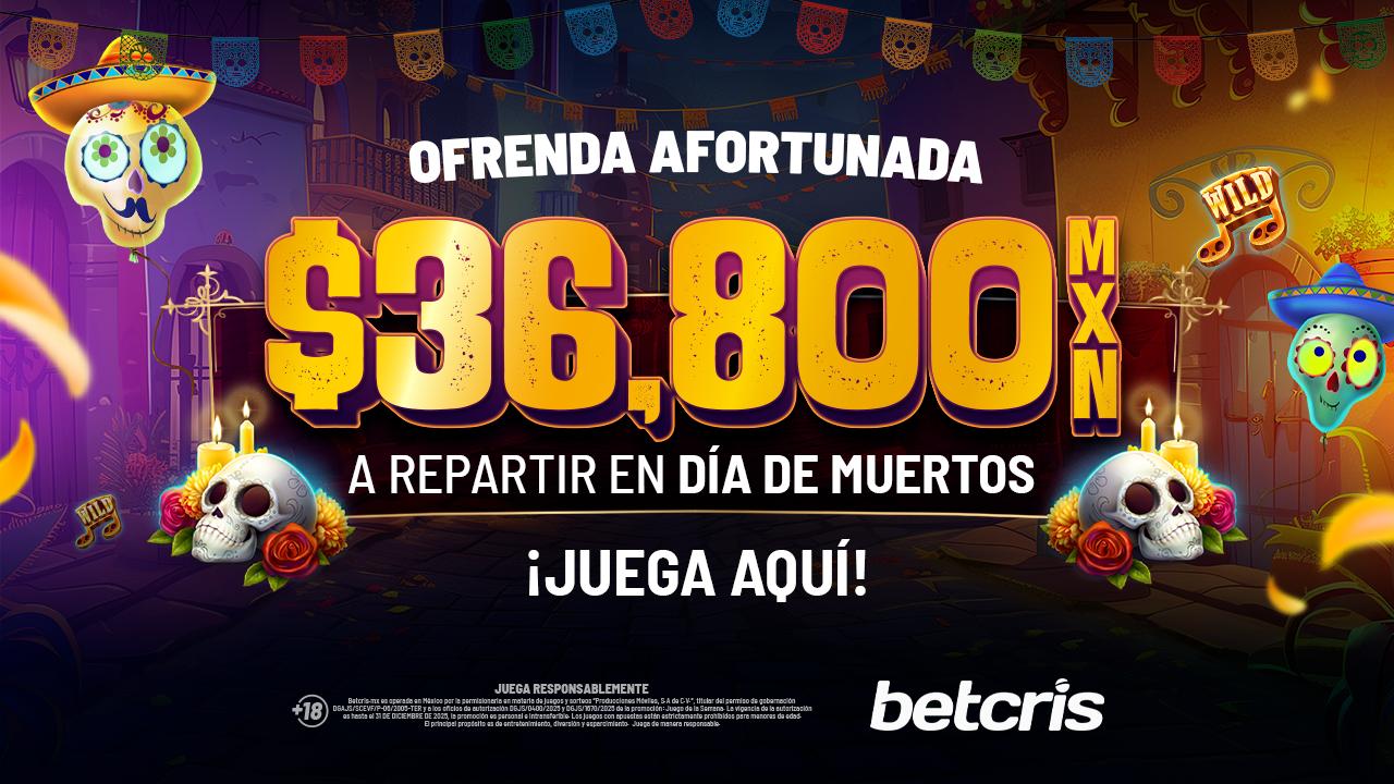 Promo Día de Muertos 2025 en Betcris México