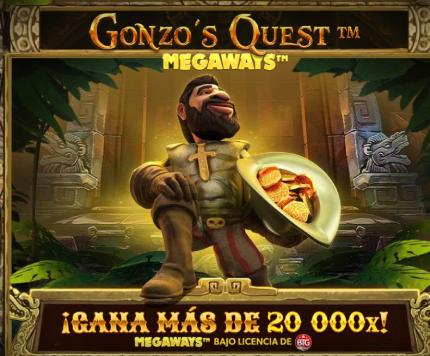 Tragamonedas Gonzo's Quest Megaways de Red Tiger