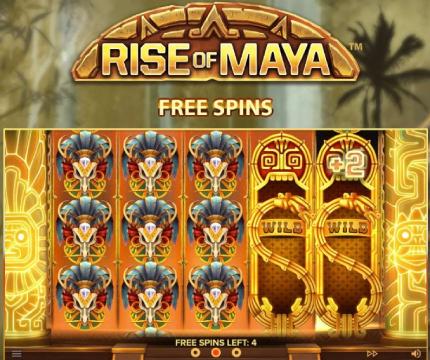 Tragamonedas Rise of Maya de Netent